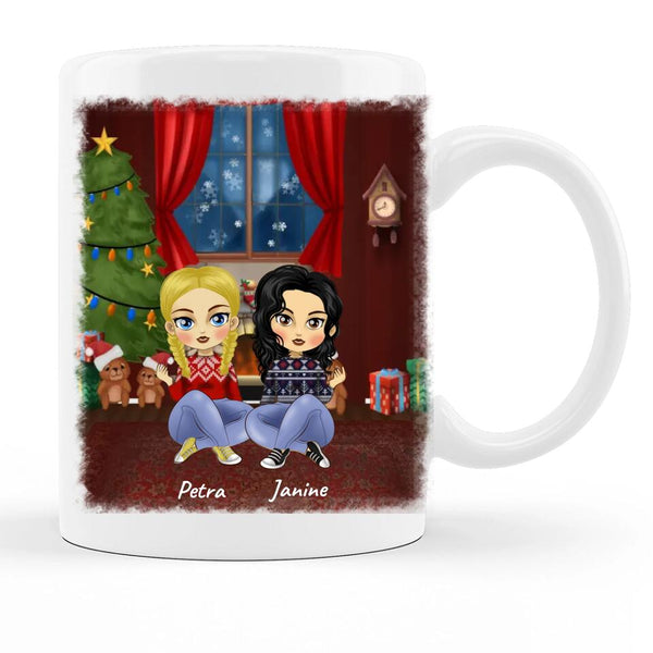 Freundinnen Weihnachts Tasse
